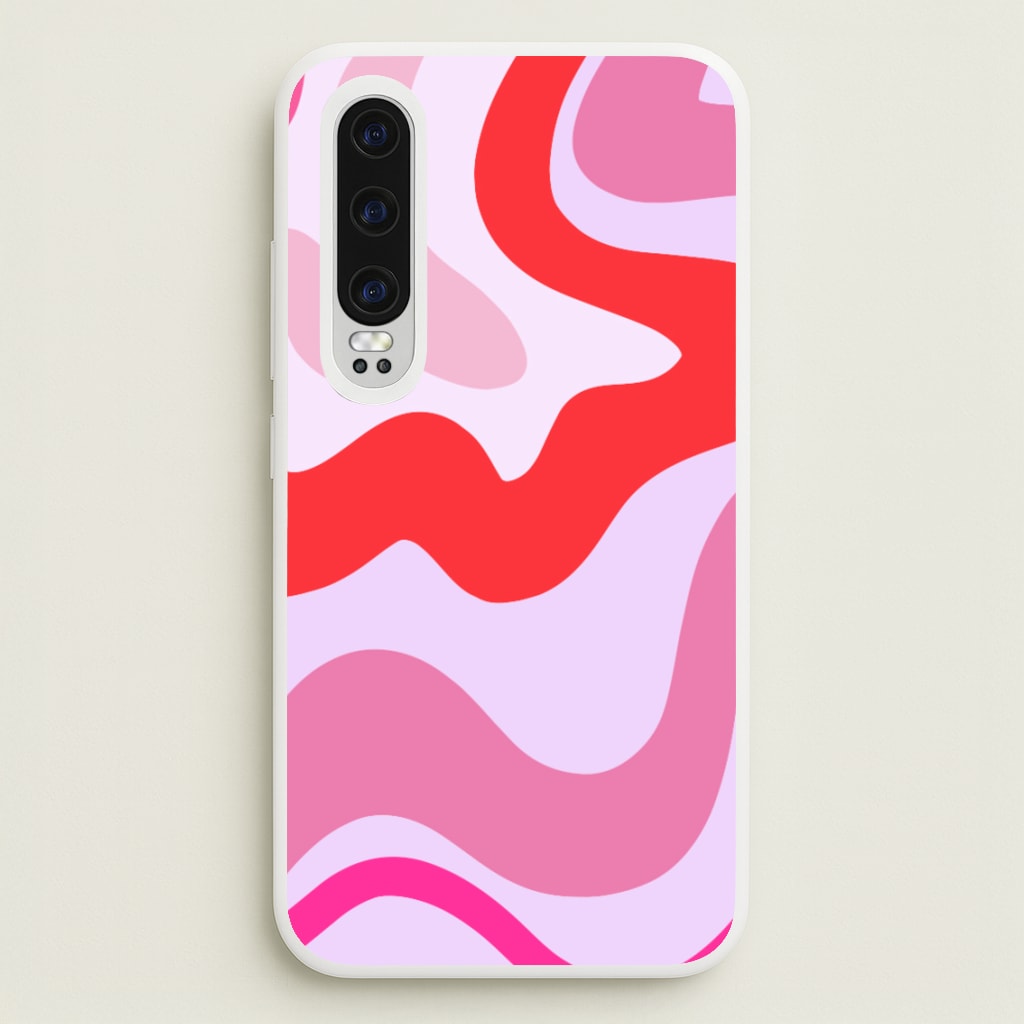 Purple & Pink Abstract - Abstract Phone Case for Huawei P30