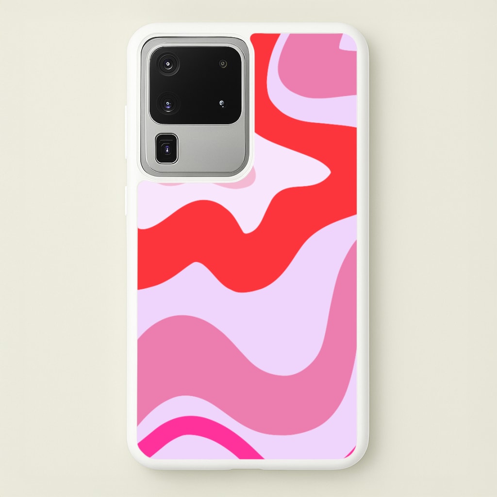 Purple & Pink Abstract - Abstract Phone Case for Galaxy S20 Ultra
