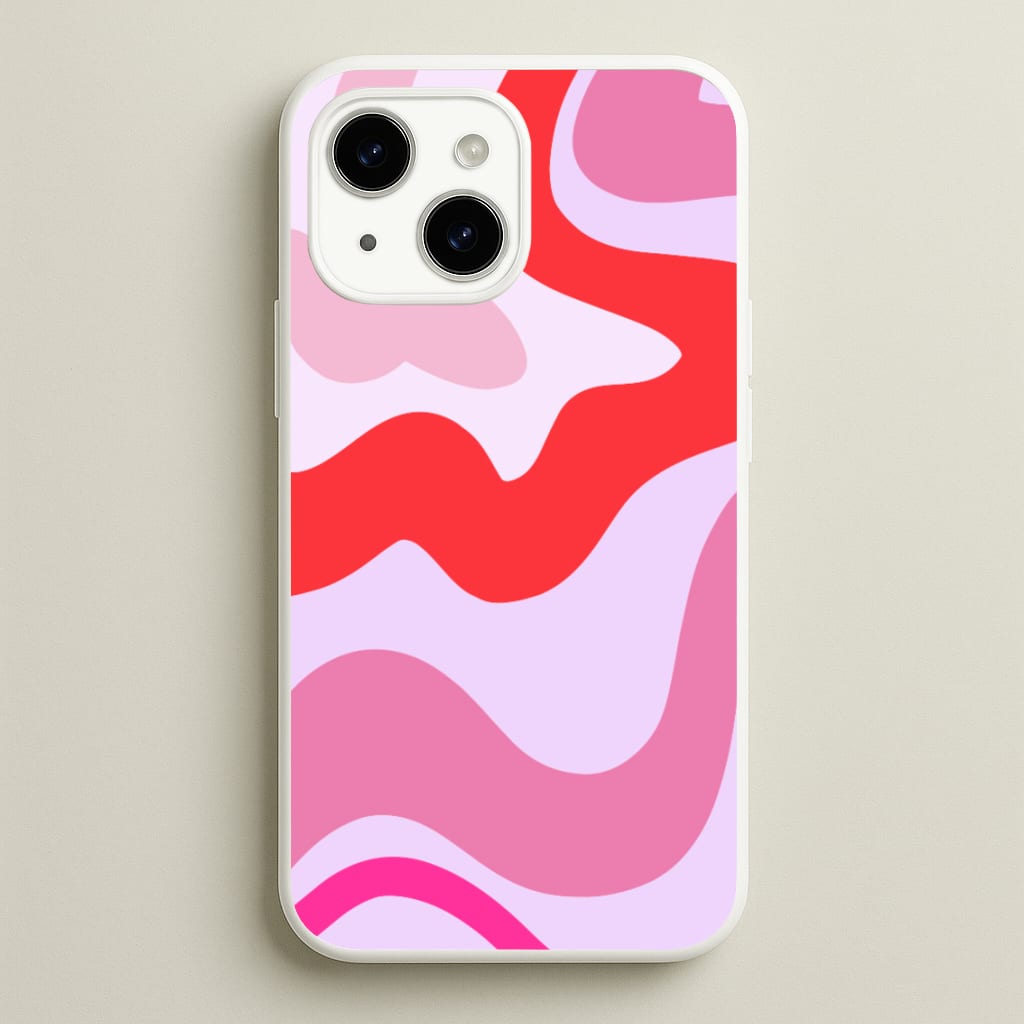 Purple & Pink Abstract - Abstract Phone Case for iPhone 15 Plus