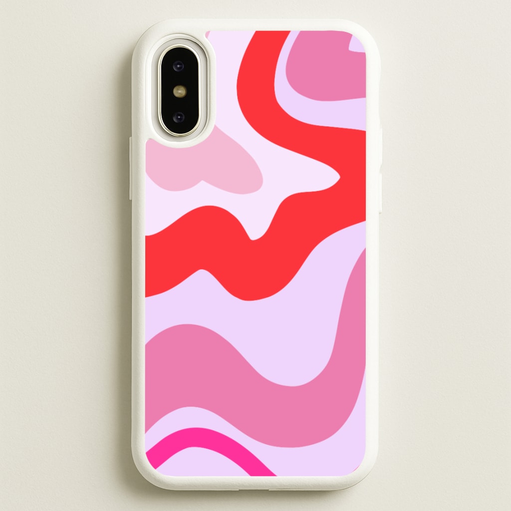Purple & Pink Abstract - Abstract Phone Case for iPhone X / XS