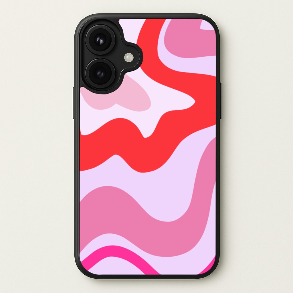 Purple & Pink Abstract Phone Case for iPhone 17