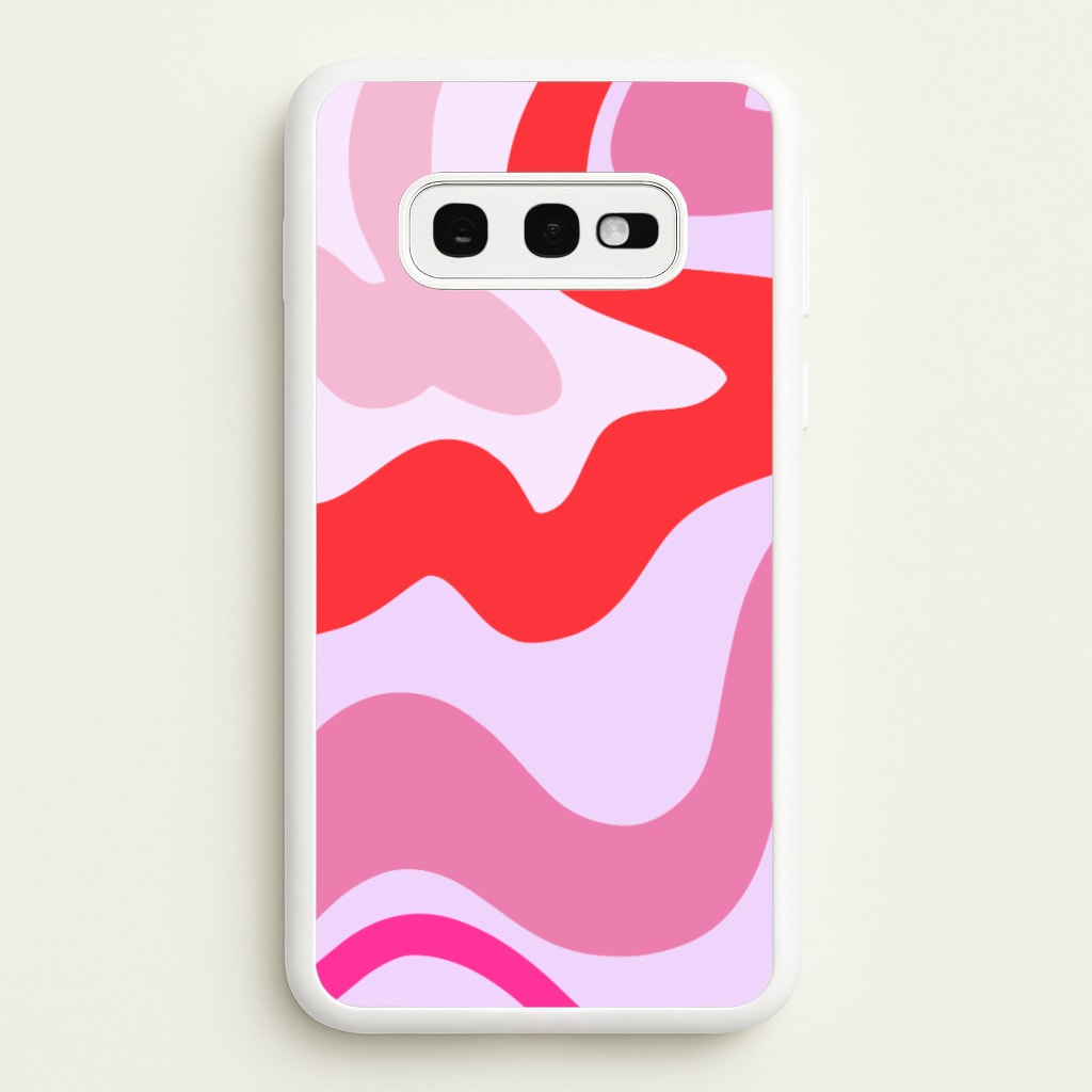 Purple & Pink Abstract - Abstract Phone Case for Galaxy S10e