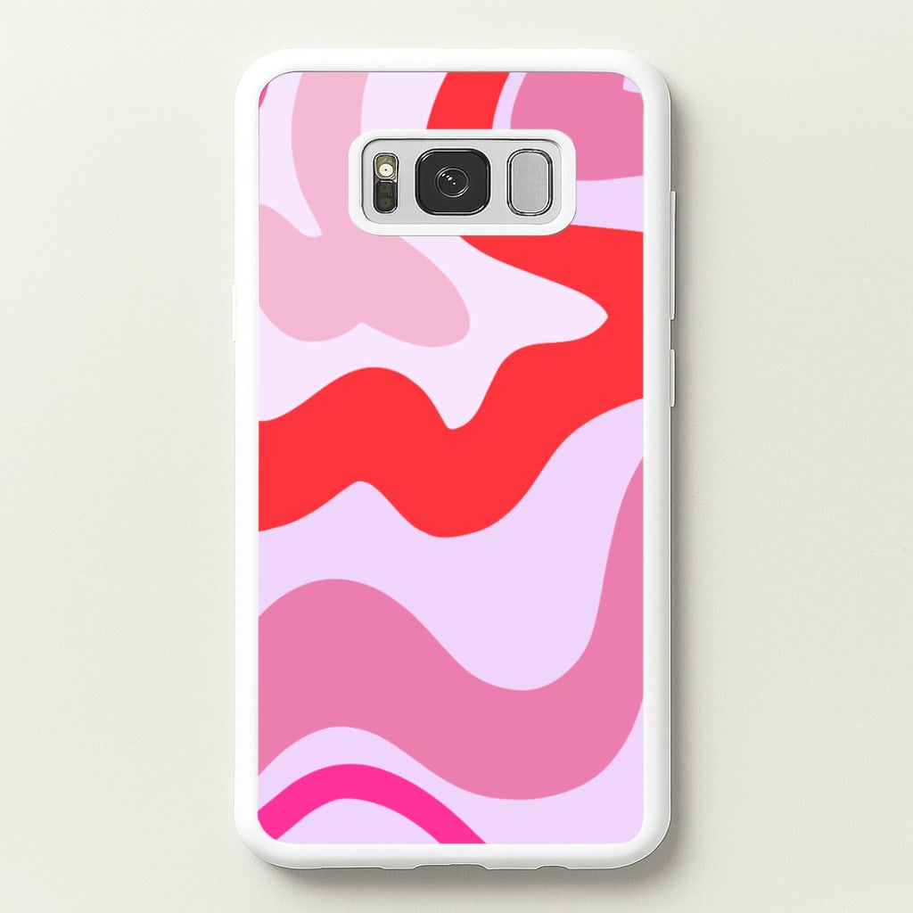 Purple & Pink Abstract - Abstract Phone Case for Galaxy S8