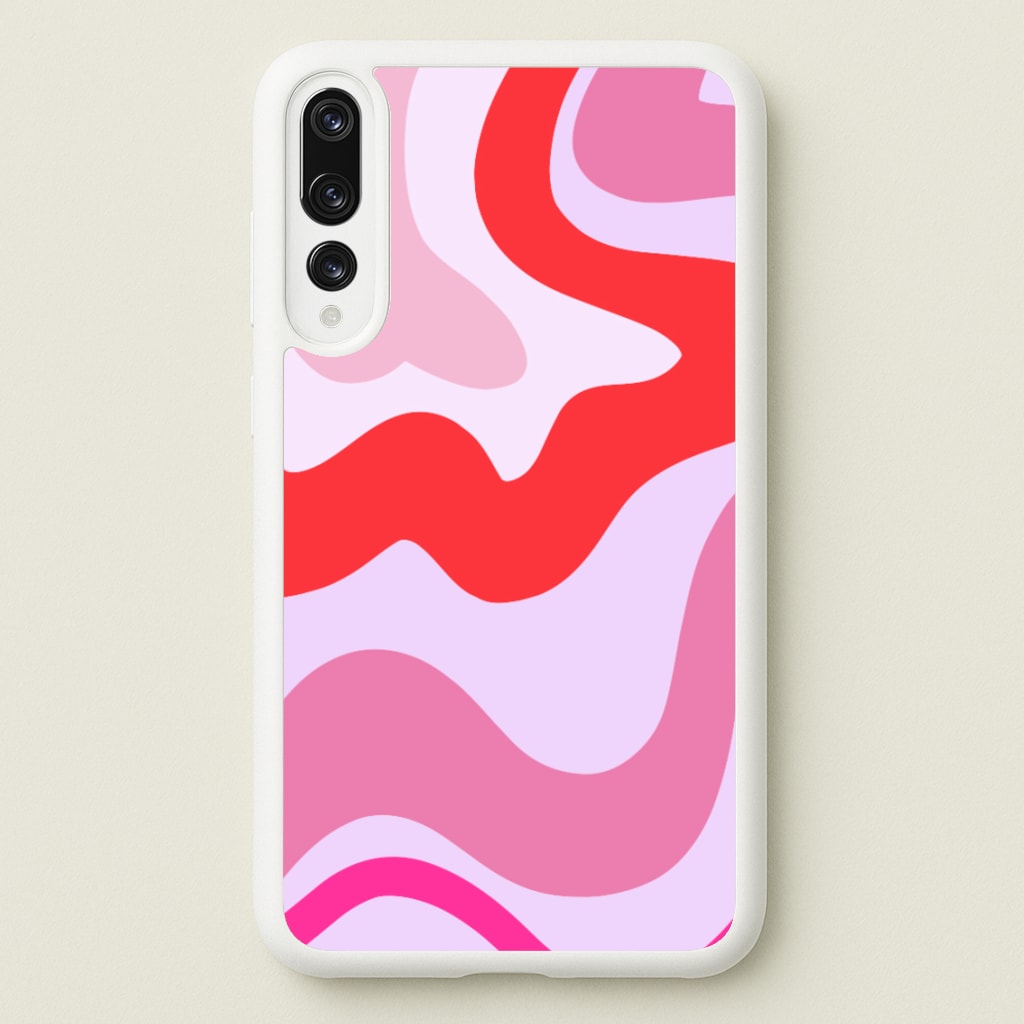Purple & Pink Abstract - Abstract Phone Case for Huawei P20 Pro