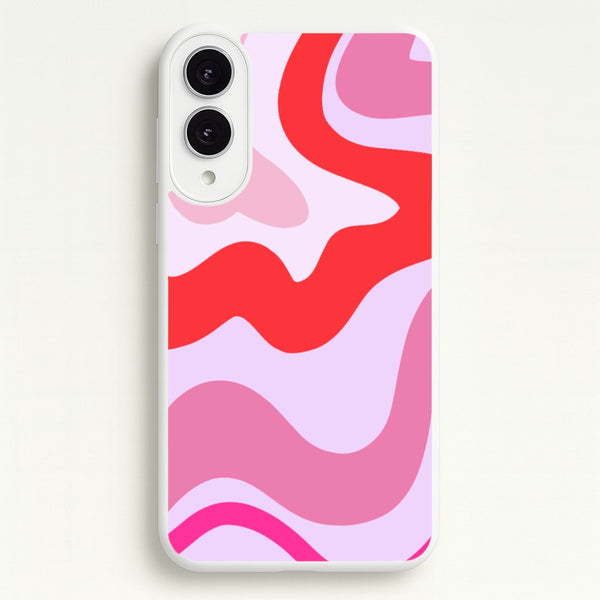 Purple & Pink Abstract - Abstract Phone Case for Galaxy S25 Edge