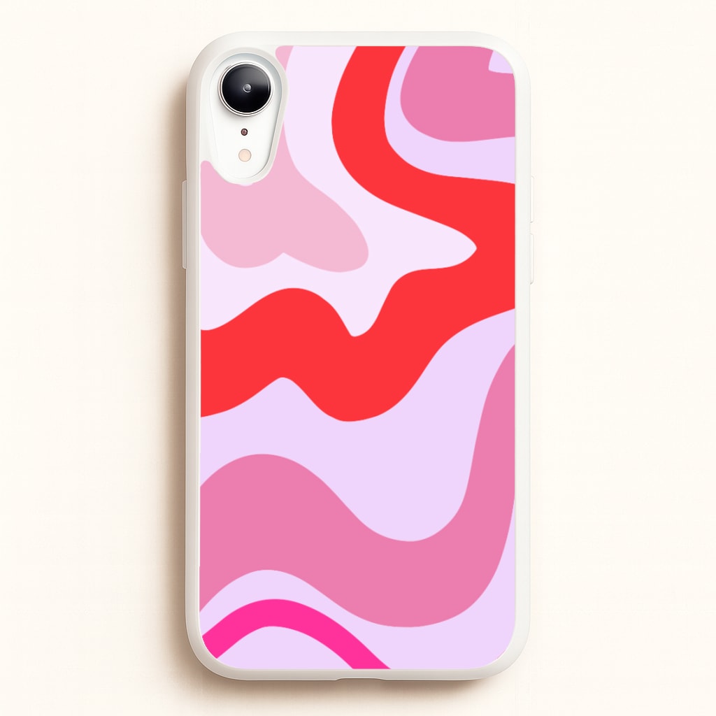 Purple & Pink Abstract - Abstract Phone Case for iPhone XR