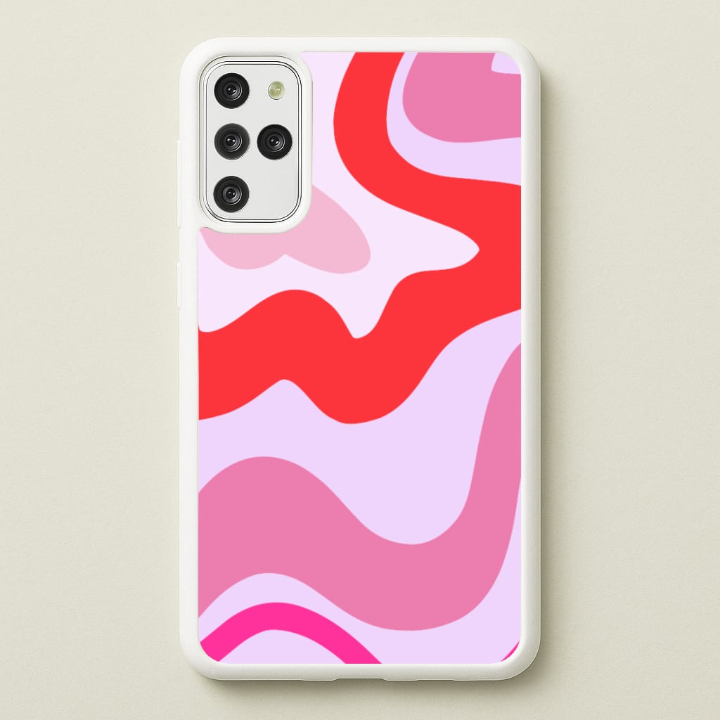 Purple & Pink Abstract - Abstract Phone Case for Galaxy S20 Plus