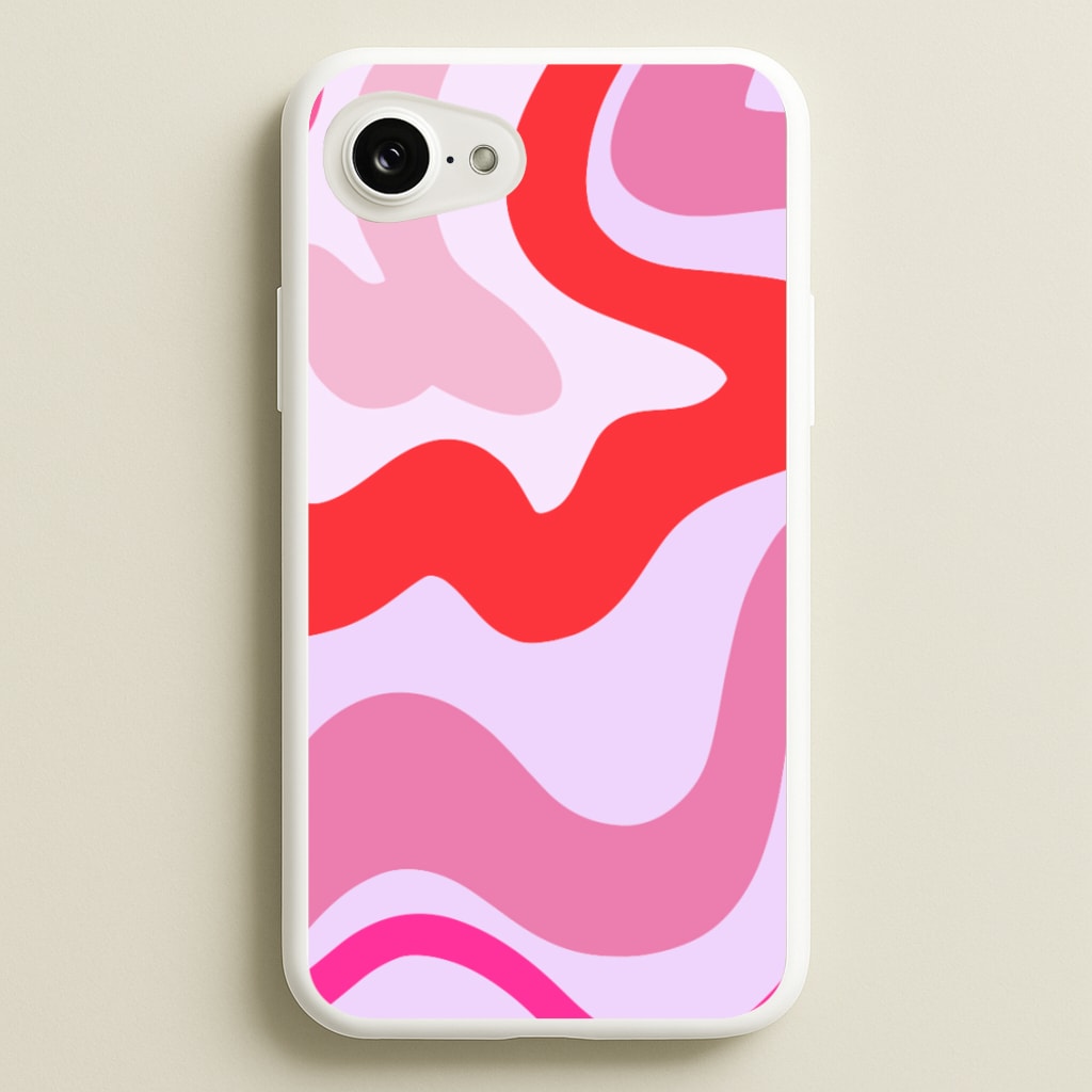Purple & Pink Abstract - Abstract Phone Case for iPhone 16e