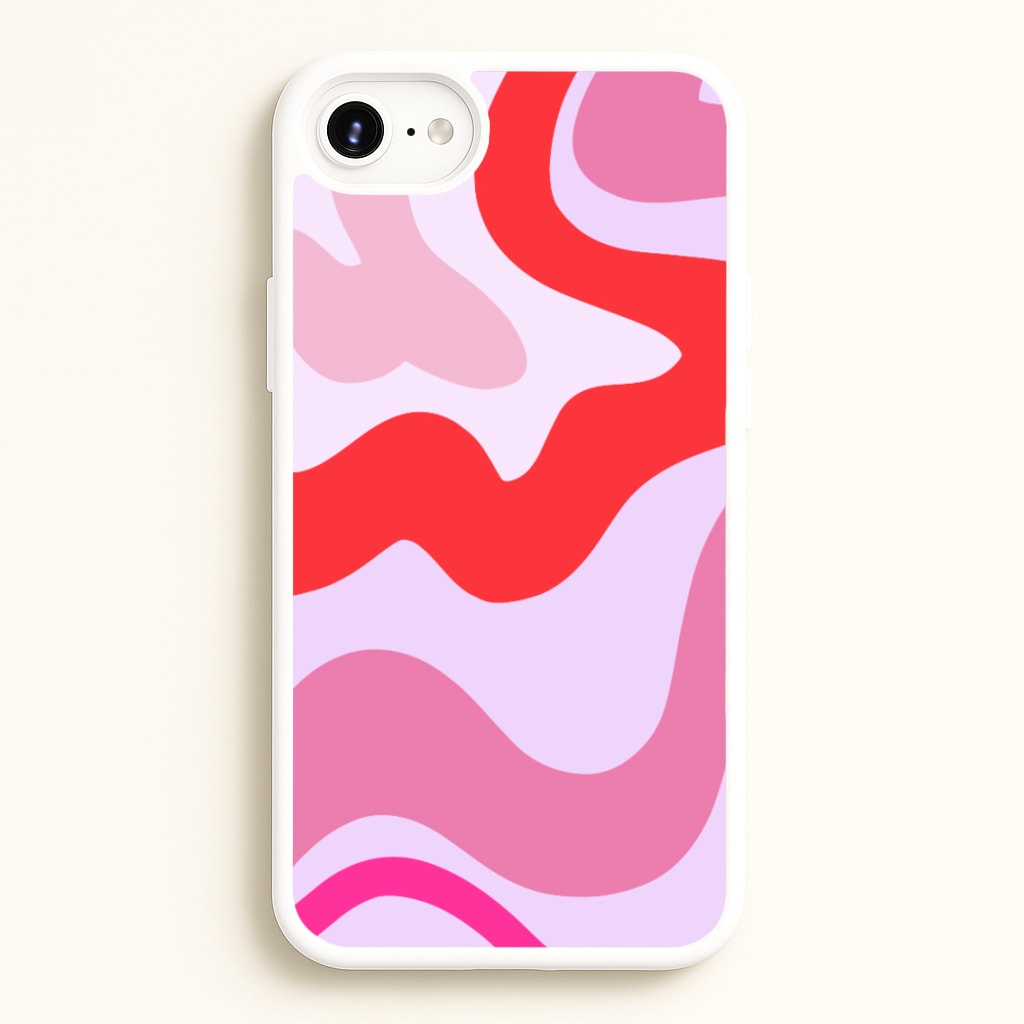 Purple & Pink Abstract - Abstract Phone Case for iPhone 6 / 7 / 8 / SE