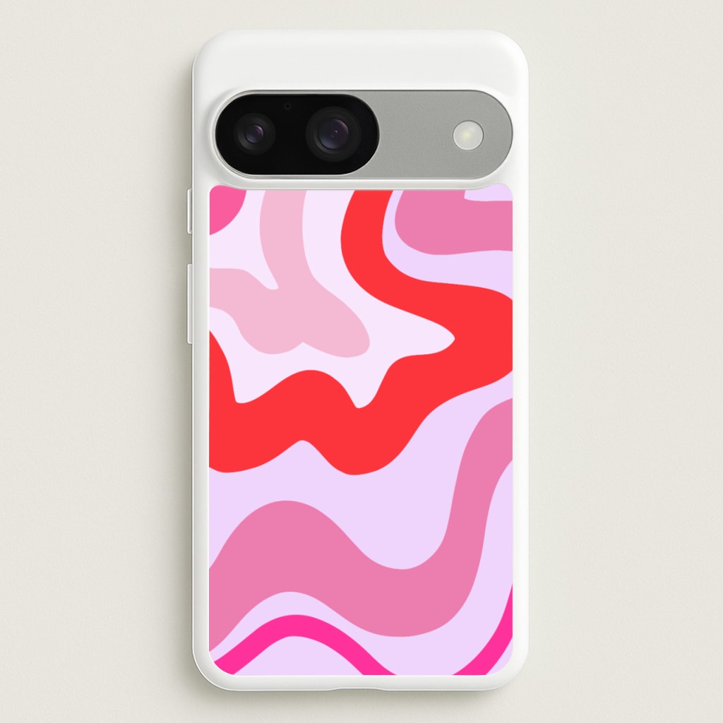 Purple & Pink Abstract - Abstract Phone Case for Google Pixel 9 / 9 Pro