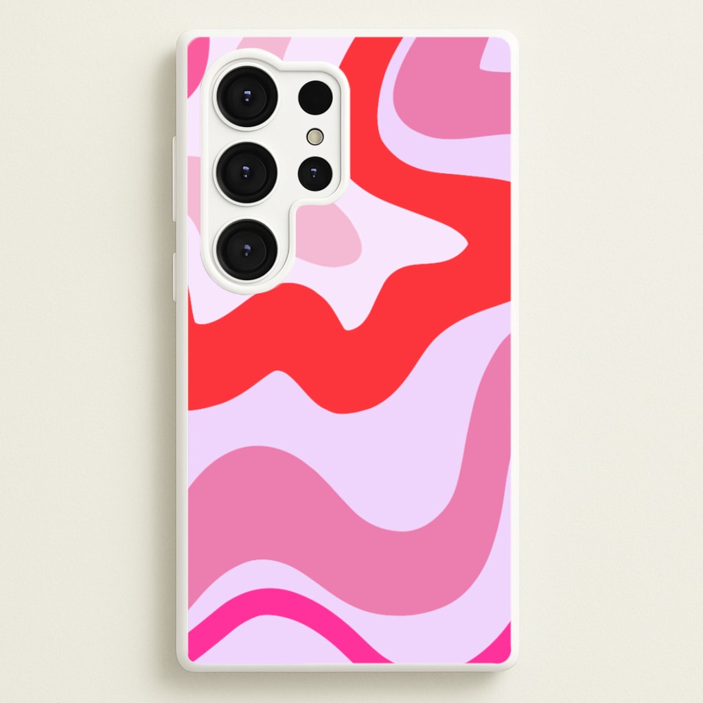 Purple & Pink Abstract - Abstract Phone Case for Galaxy S25 Ultra