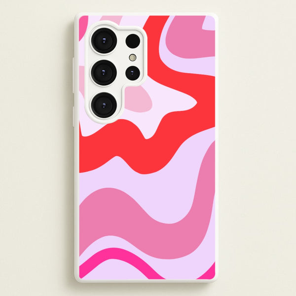 Purple & Pink Abstract - Abstract Phone Case for Galaxy S25 Ultra
