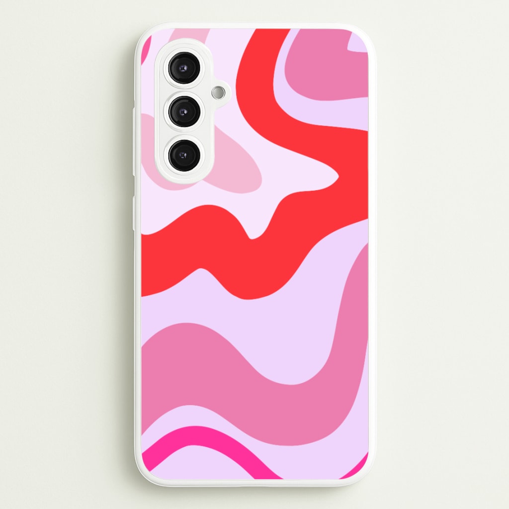 Purple & Pink Abstract - Abstract Phone Case for Galaxy S23FE