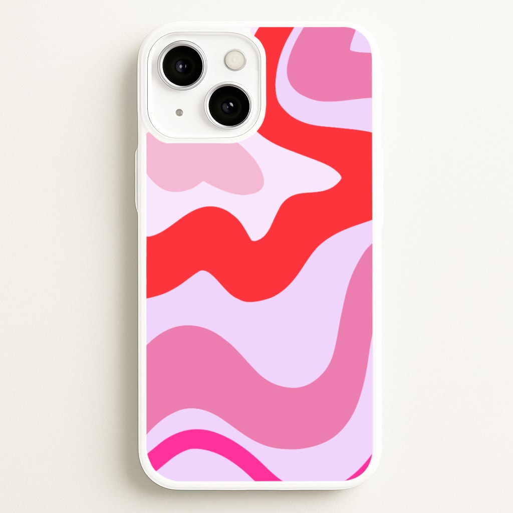 Purple & Pink Abstract - Abstract Phone Case for iPhone 13