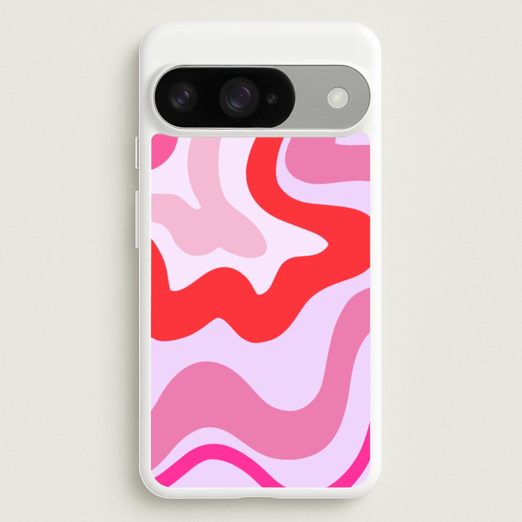 Purple & Pink Abstract Phone Case for Google Pixel 10 / 10 Pro