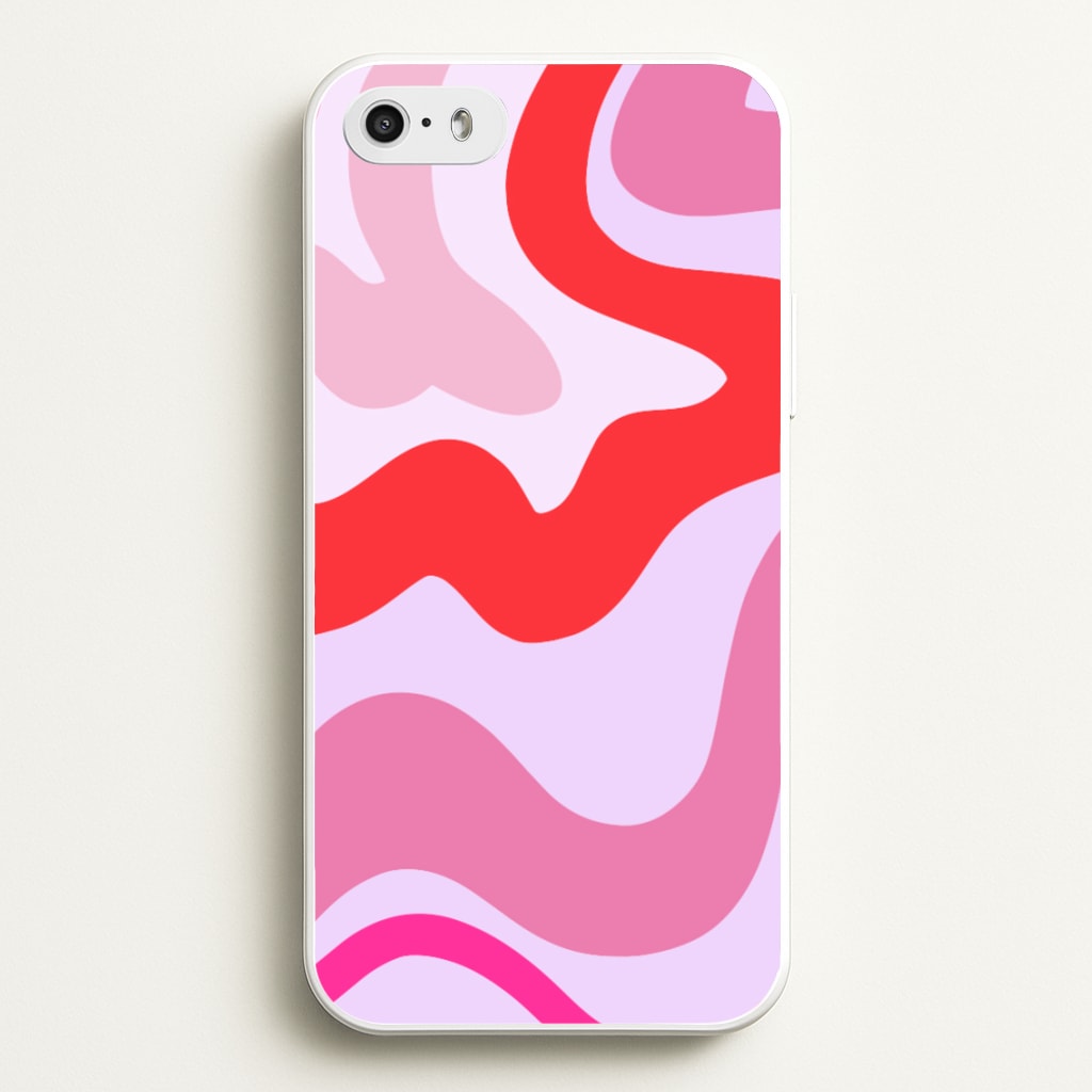 Purple & Pink Abstract - Abstract Phone Case for iPhone 5 / 5s / SE 2016