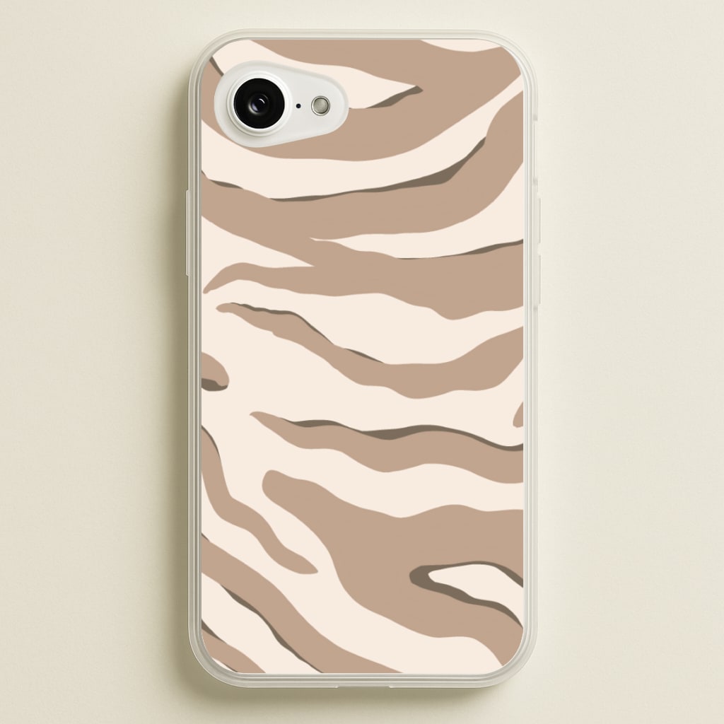 Neutral Tiger Print - Animals Phone Case for iPhone 16e