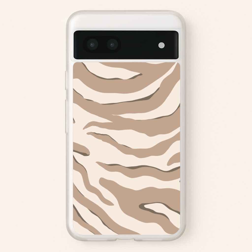 Neutral Tiger Print - Animals Phone Case for Google Pixel 7a