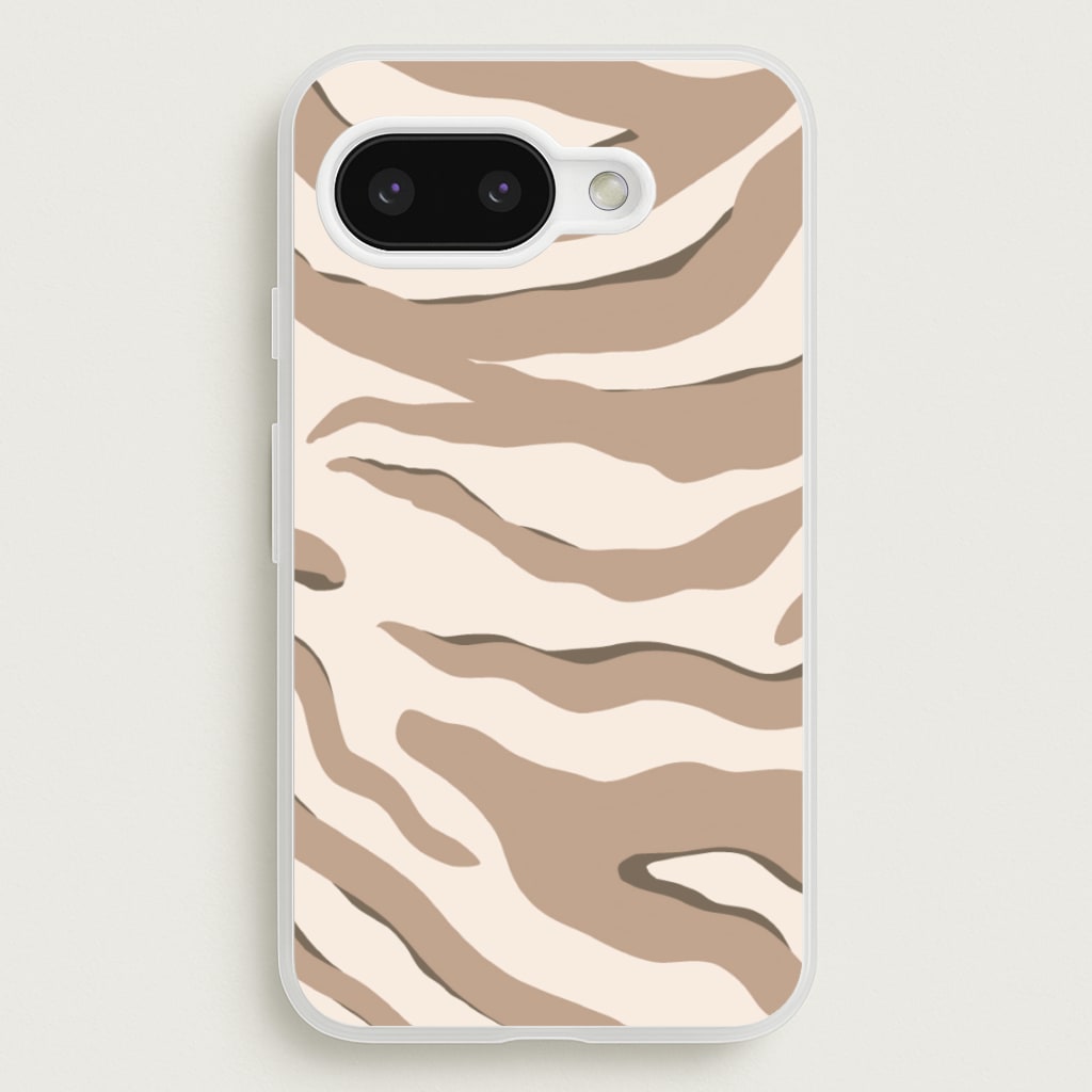 Neutral Tiger Print - Animals Phone Case for Google Pixel 9a