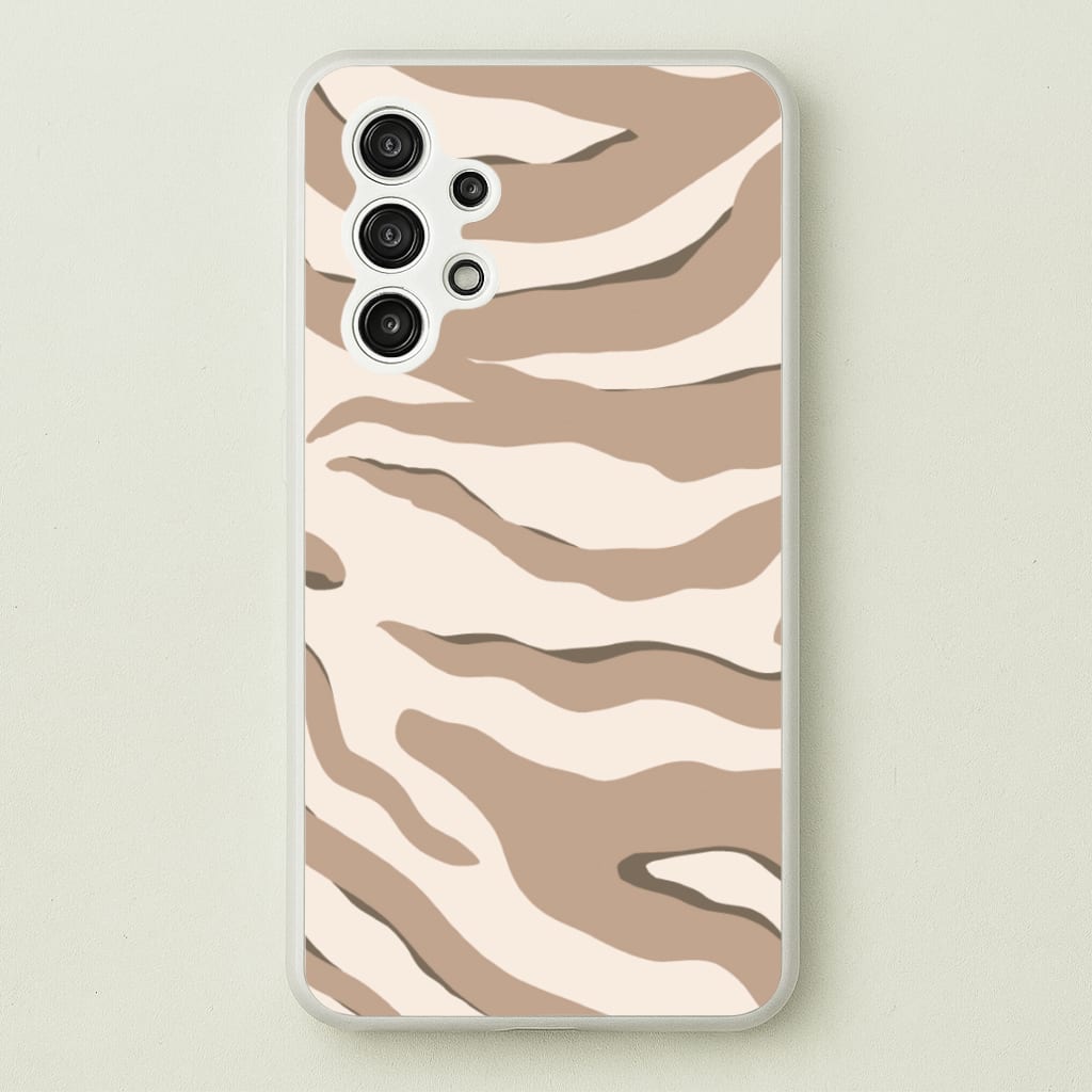 Neutral Tiger Print - Animals Phone Case for Galaxy A13