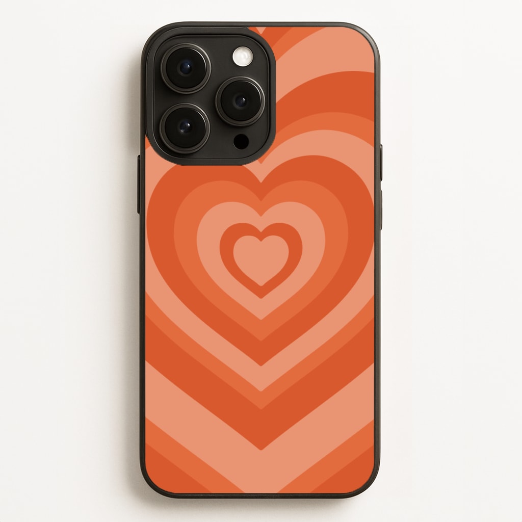 Orange - Colourful Hearts - Colourful Hearts Phone Case for iPhone 12 Pro Max