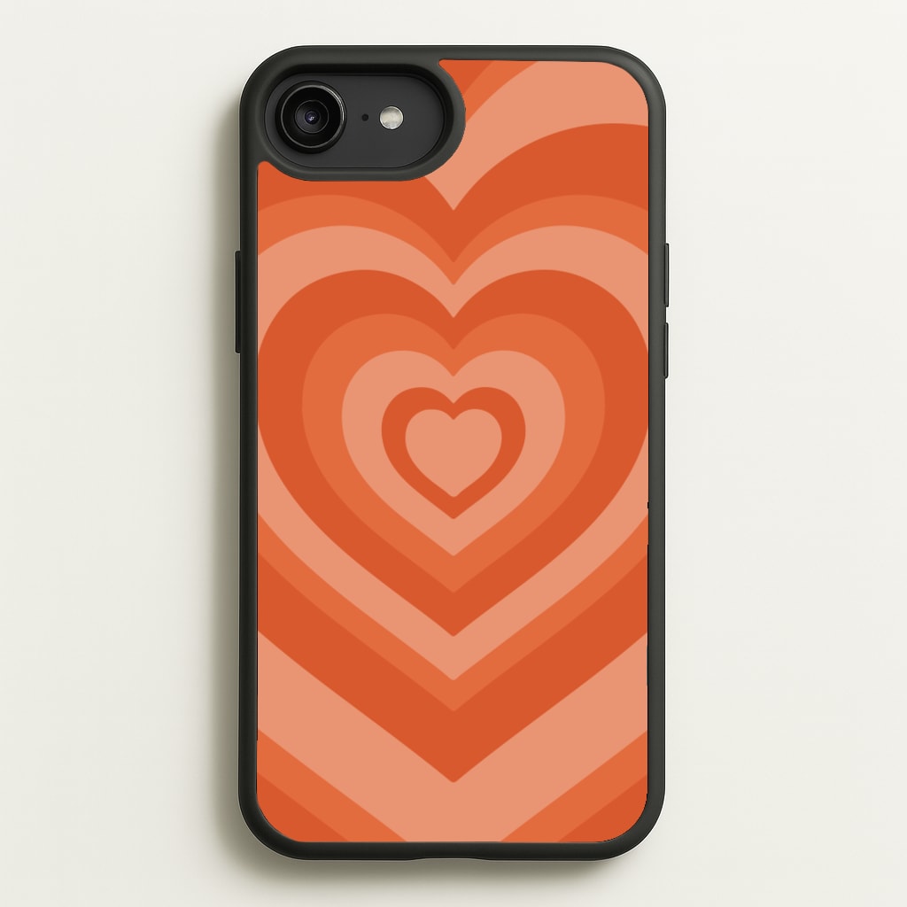 Orange - Colourful Hearts - Colourful Hearts Phone Case for iPhone 6 Plus / 7 Plus / 8 Plus