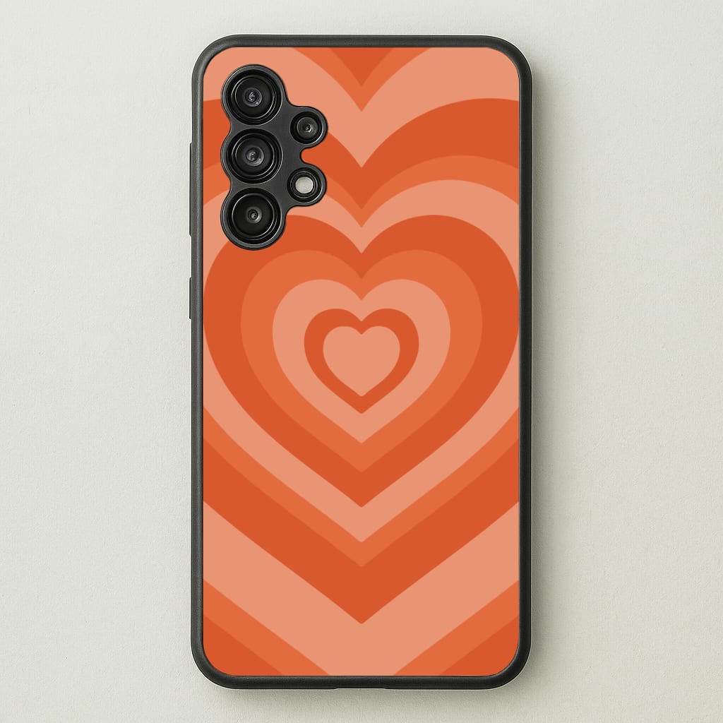 Orange - Colourful Hearts - Colourful Hearts Phone Case for Galaxy A13