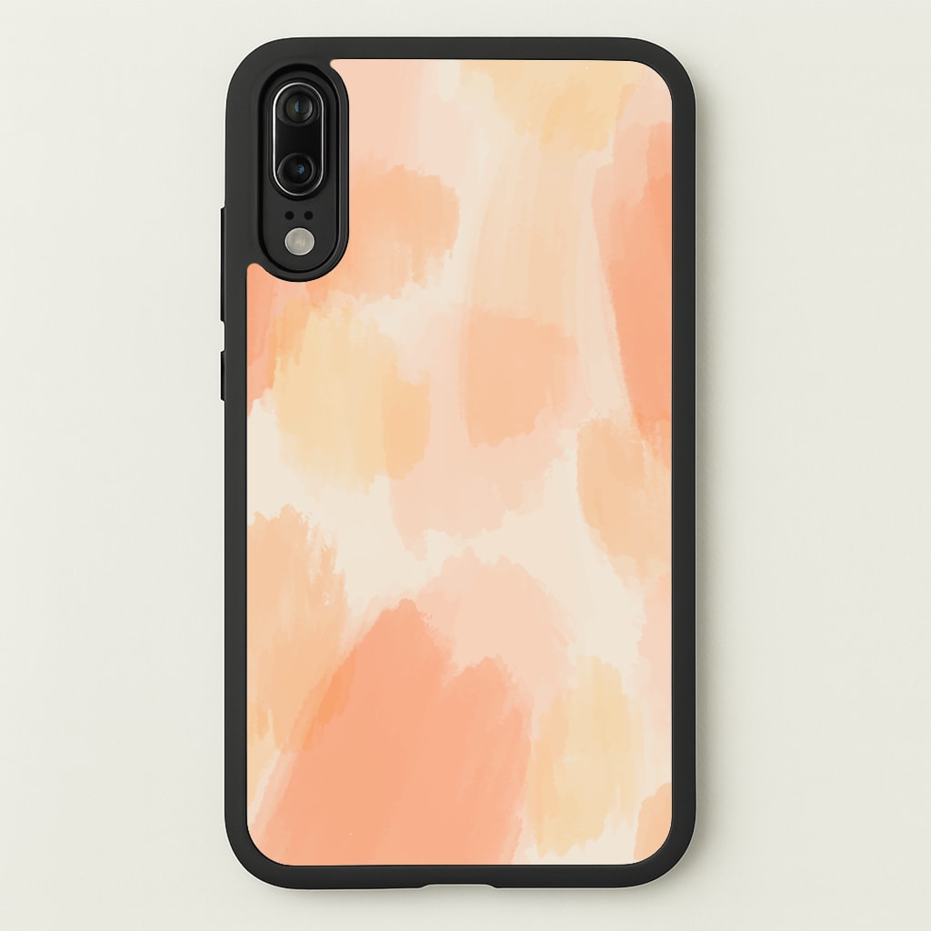 Orange Strokes - Abstract Pattern Phone Case for Huawei P20
