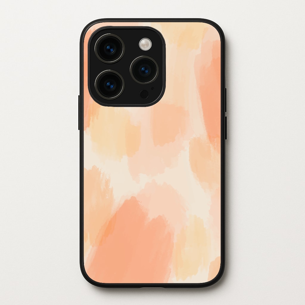 Orange Strokes - Abstract Pattern Phone Case for iPhone 15 Pro Max