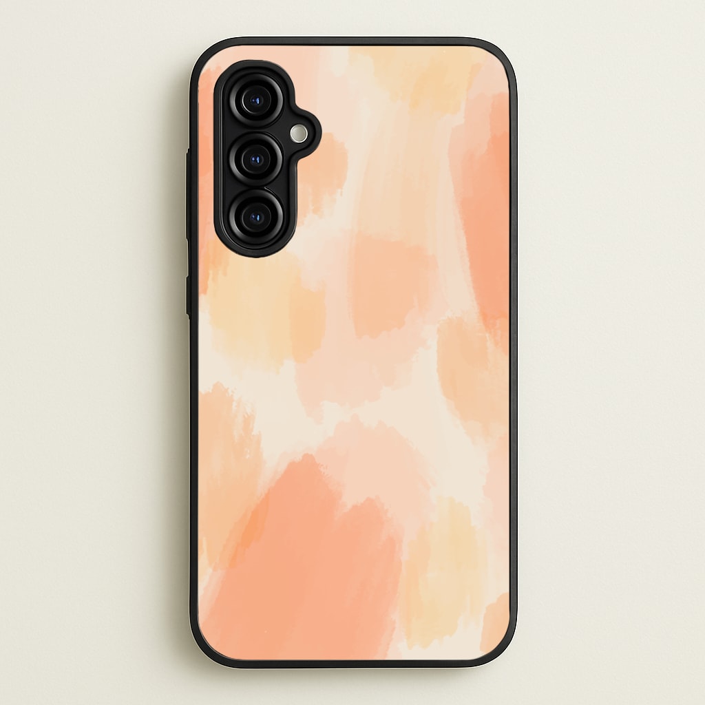 Orange Strokes - Abstract Pattern Phone Case for Galaxy A54