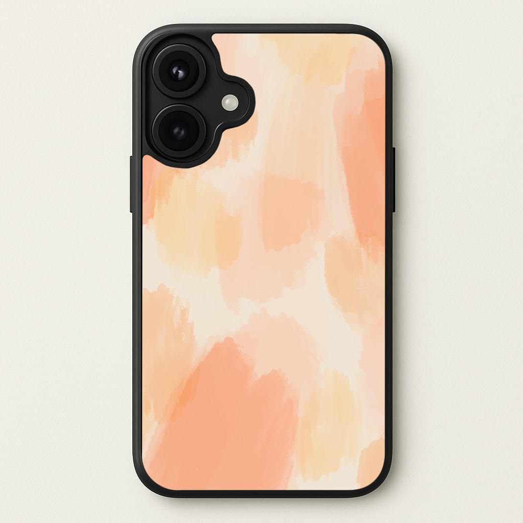 Orange Strokes Phone Case for iPhone 17