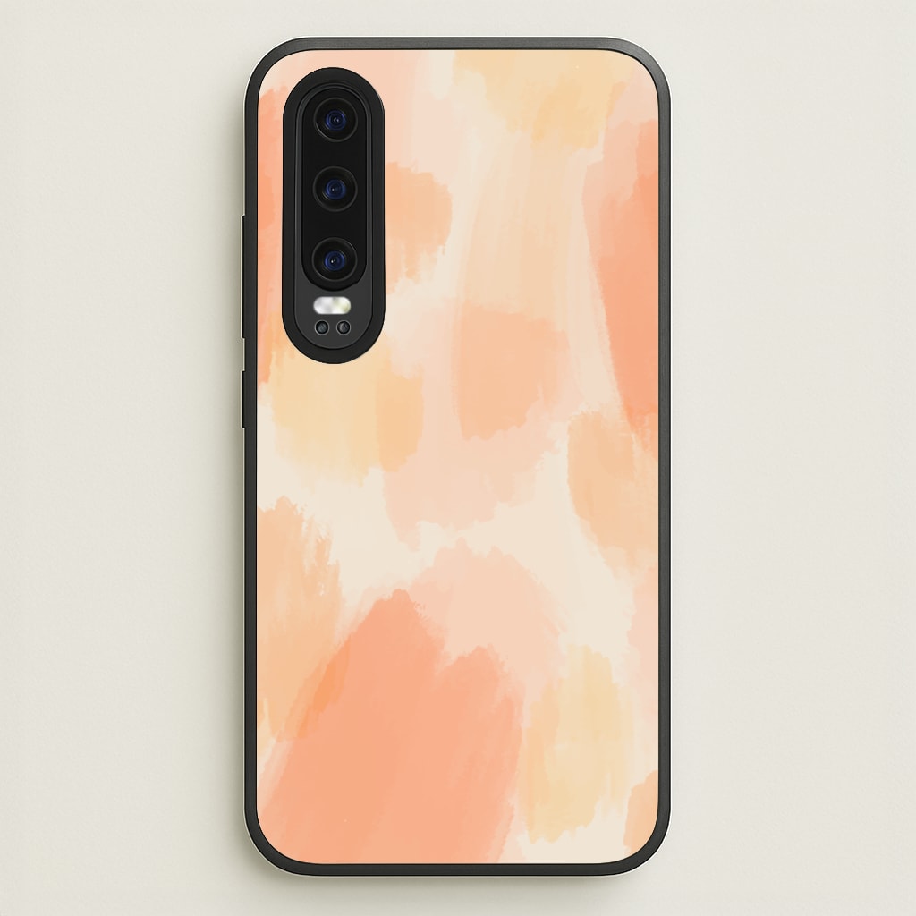 Orange Strokes - Abstract Pattern Phone Case for Huawei P30