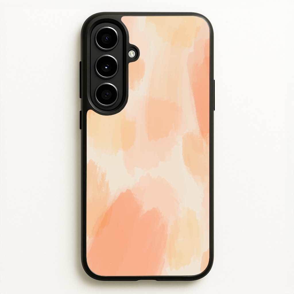 Orange Strokes - Abstract Pattern Phone Case for Galaxy A56