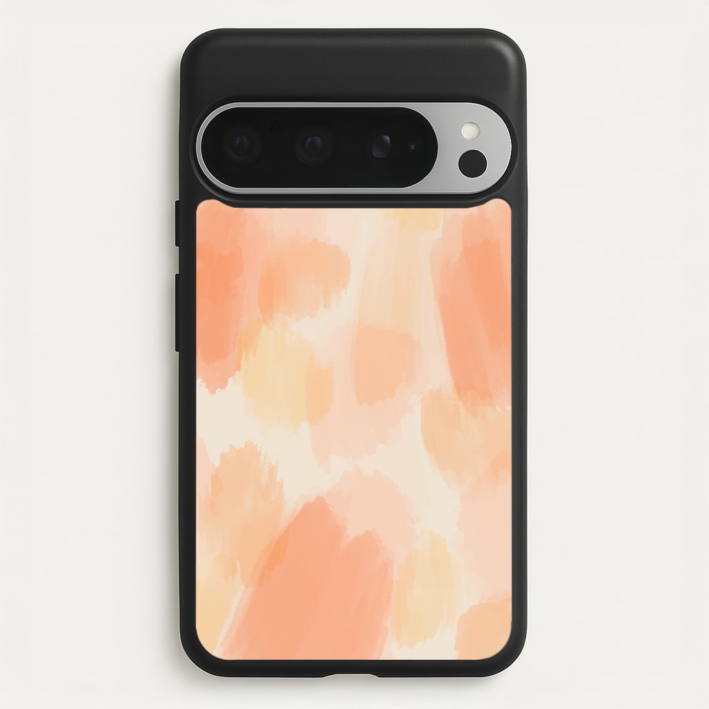 Orange Strokes - Abstract Pattern Phone Case for Google Pixel 9 Pro XL