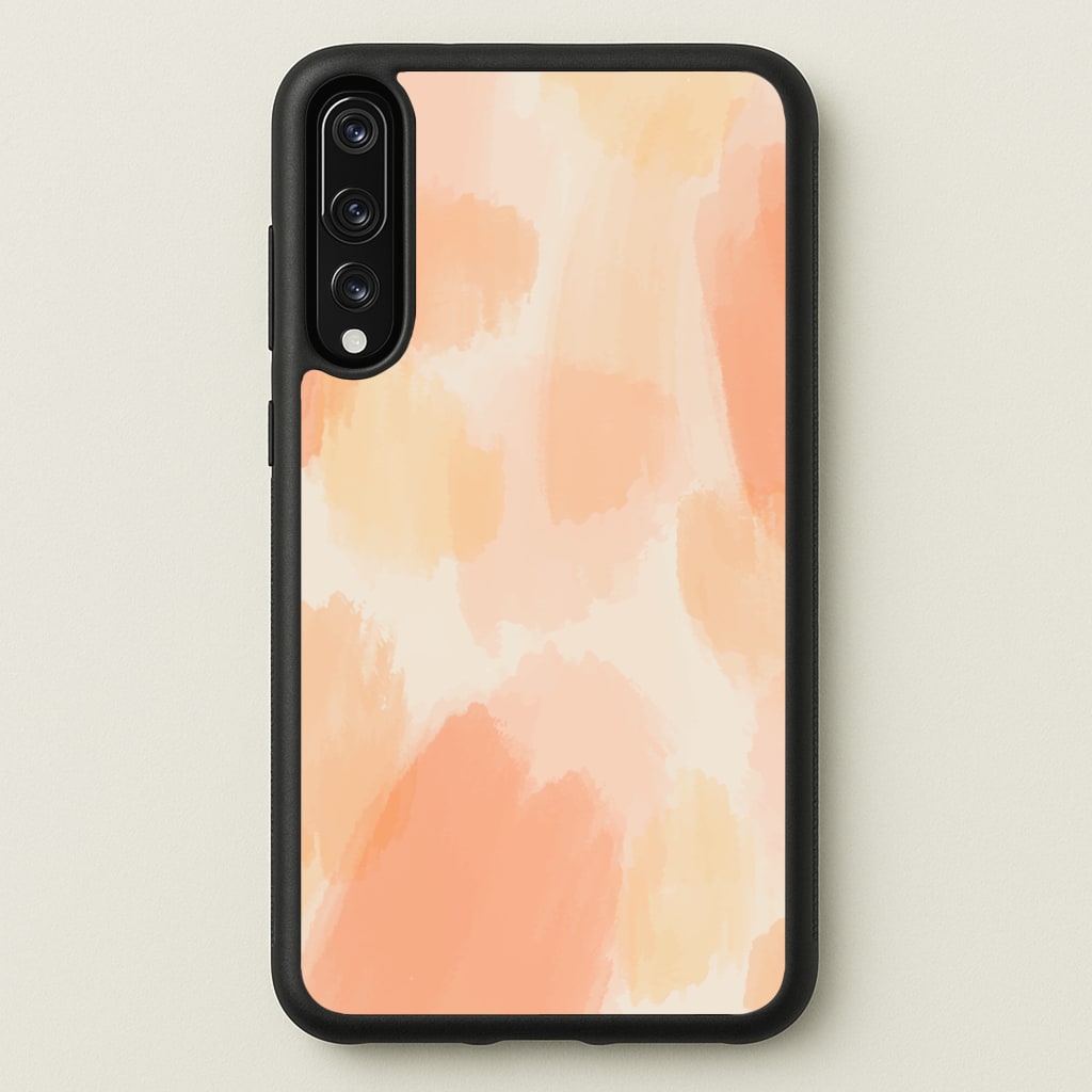 Orange Strokes - Abstract Pattern Phone Case for Huawei P20 Pro