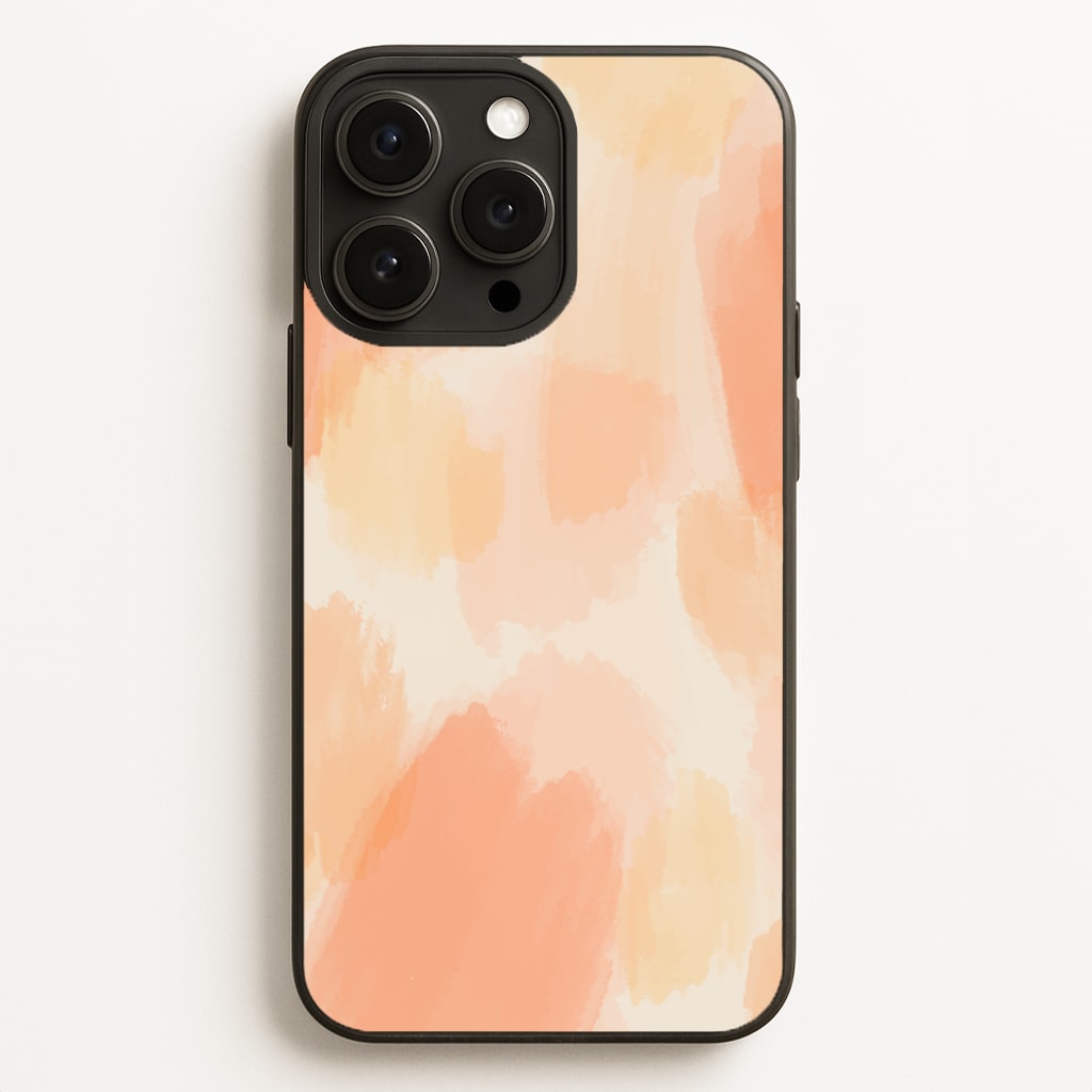 Orange Strokes - Abstract Pattern Phone Case for iPhone 12 Pro Max
