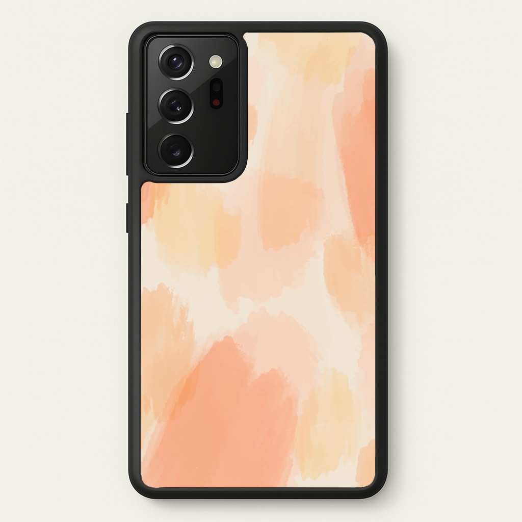 Orange Strokes - Abstract Pattern Phone Case for Galaxy Note 20 Ultra