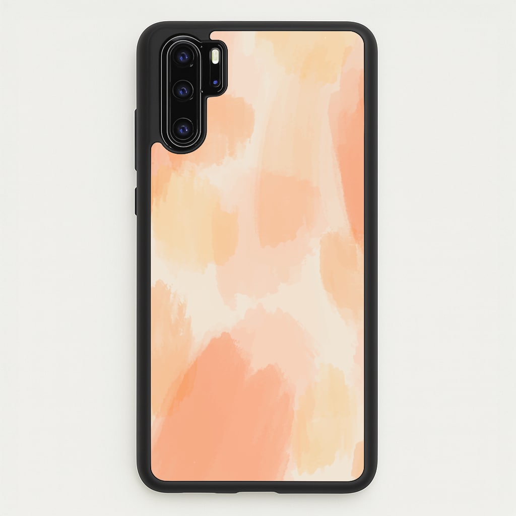 Orange Strokes - Abstract Pattern Phone Case for Huawei P30 Pro