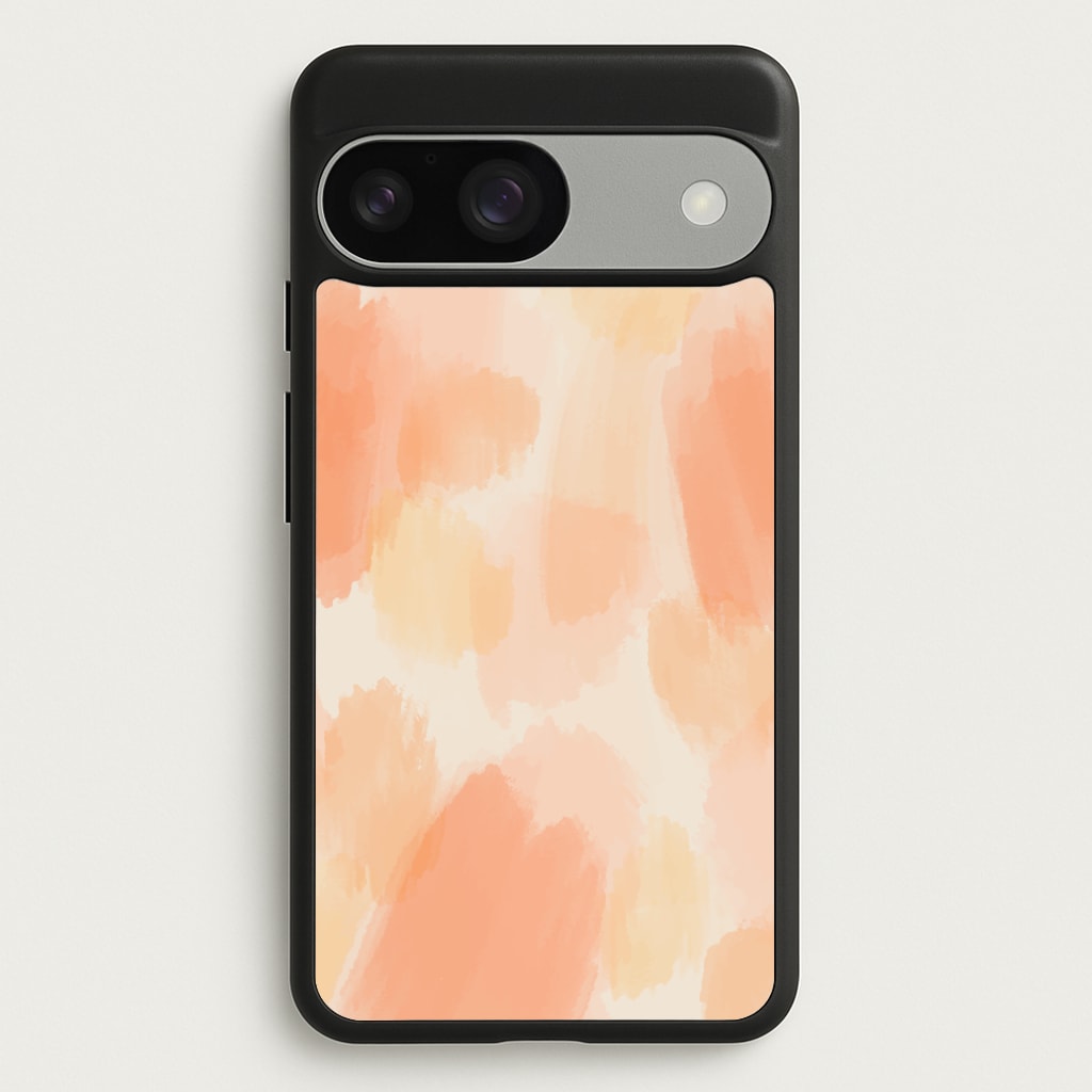 Orange Strokes - Abstract Pattern Phone Case for Google Pixel 9 / 9 Pro