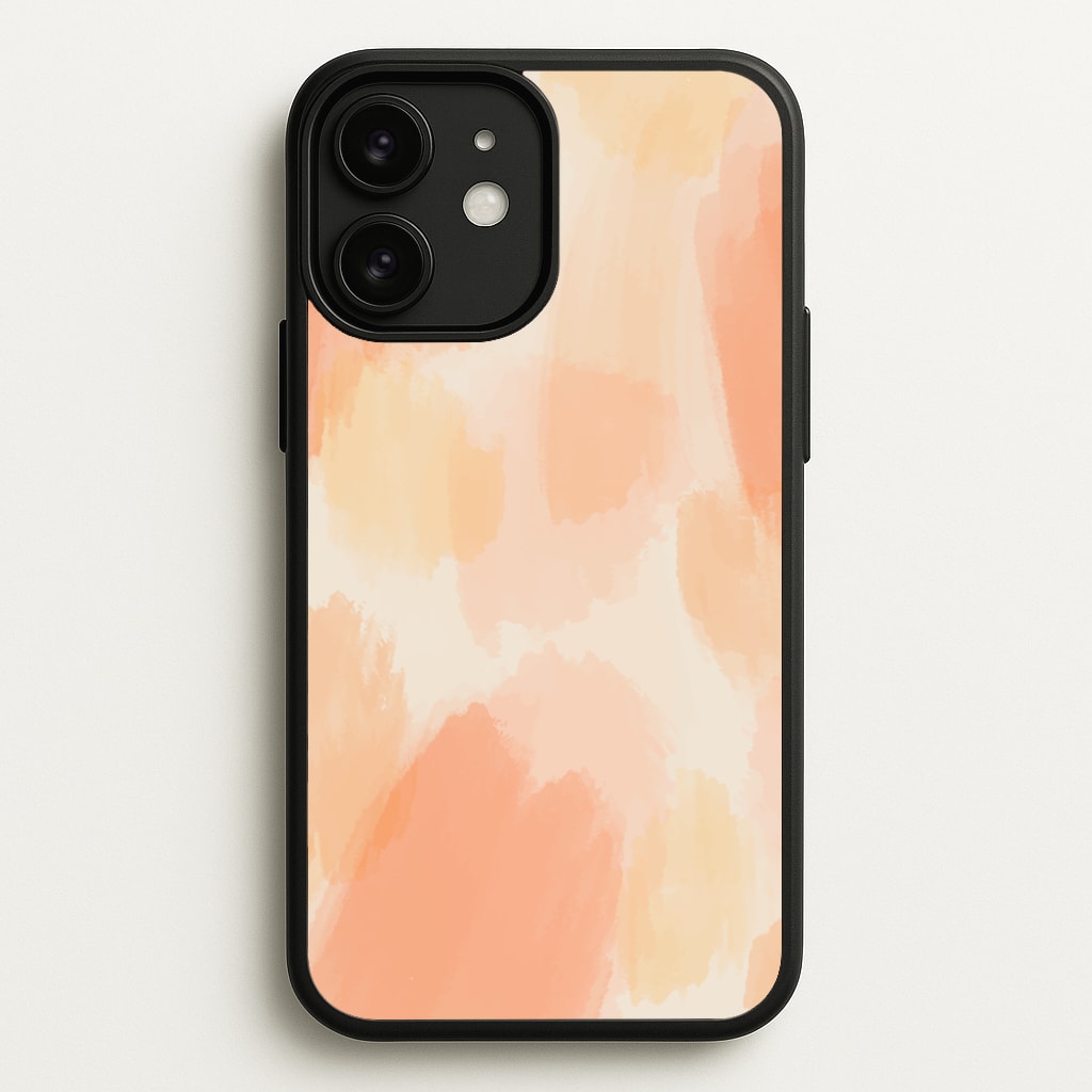 Orange Strokes - Abstract Pattern Phone Case for iPhone 11