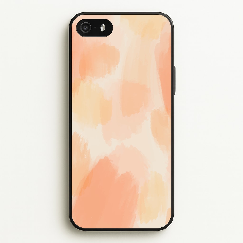 Orange Strokes - Abstract Pattern Phone Case for iPhone 5 / 5s / SE 2016