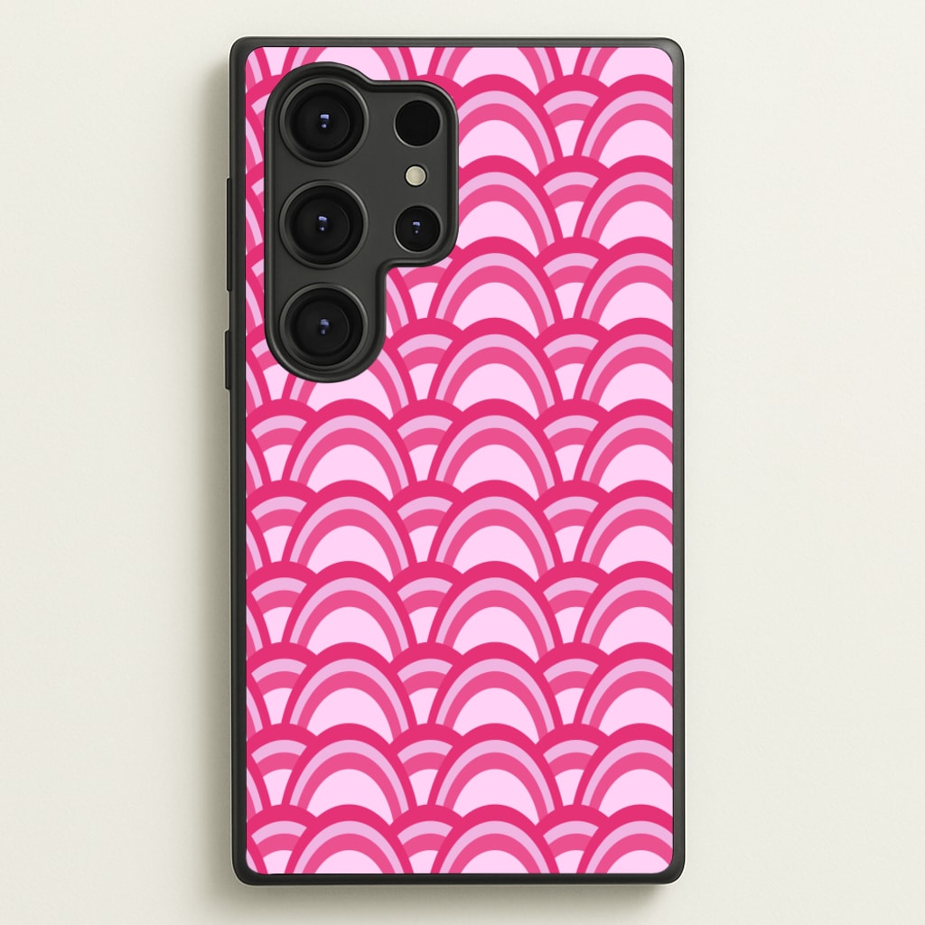 Purple Pink Abstract Pattern - Abstract Pattern Phone Case for Galaxy S25 Ultra
