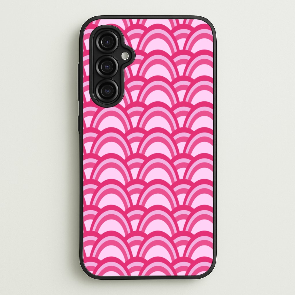 Purple Pink Abstract Pattern - Abstract Pattern Phone Case for Galaxy A14