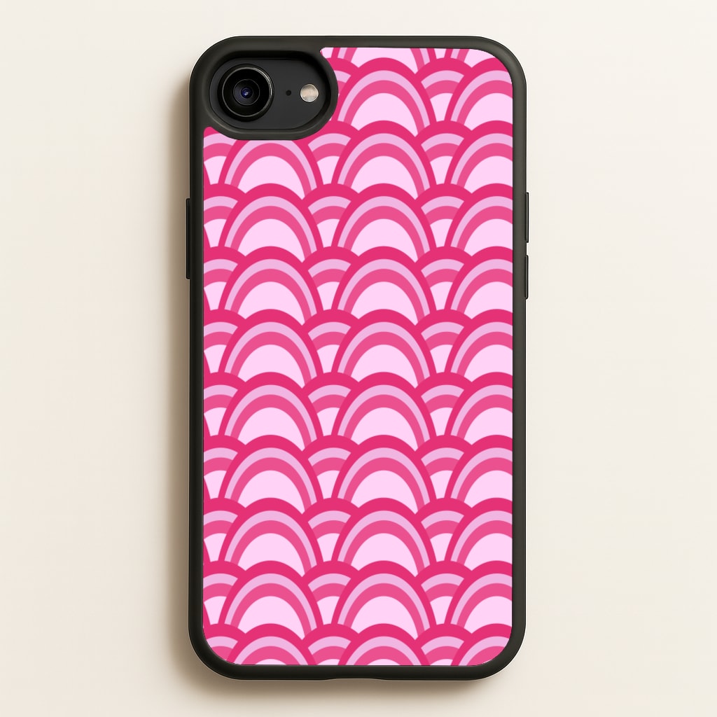 Purple Pink Abstract Pattern - Abstract Pattern Phone Case for iPhone 6 / 7 / 8 / SE
