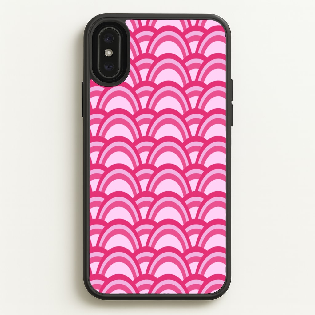 Purple Pink Abstract Pattern - Abstract Pattern Phone Case for iPhone XS Max