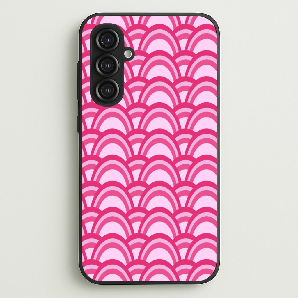 Purple Pink Abstract Pattern - Abstract Pattern Phone Case for Galaxy S23FE