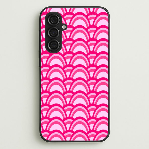 Purple Pink Abstract Pattern - Abstract Pattern Phone Case for Galaxy S23FE