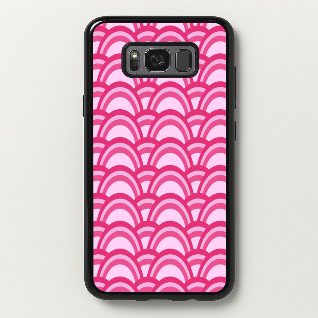 Purple Pink Abstract Pattern - Abstract Pattern Phone Case for Galaxy S8