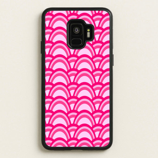 Purple Pink Abstract Pattern - Abstract Pattern Phone Case for Galaxy S9
