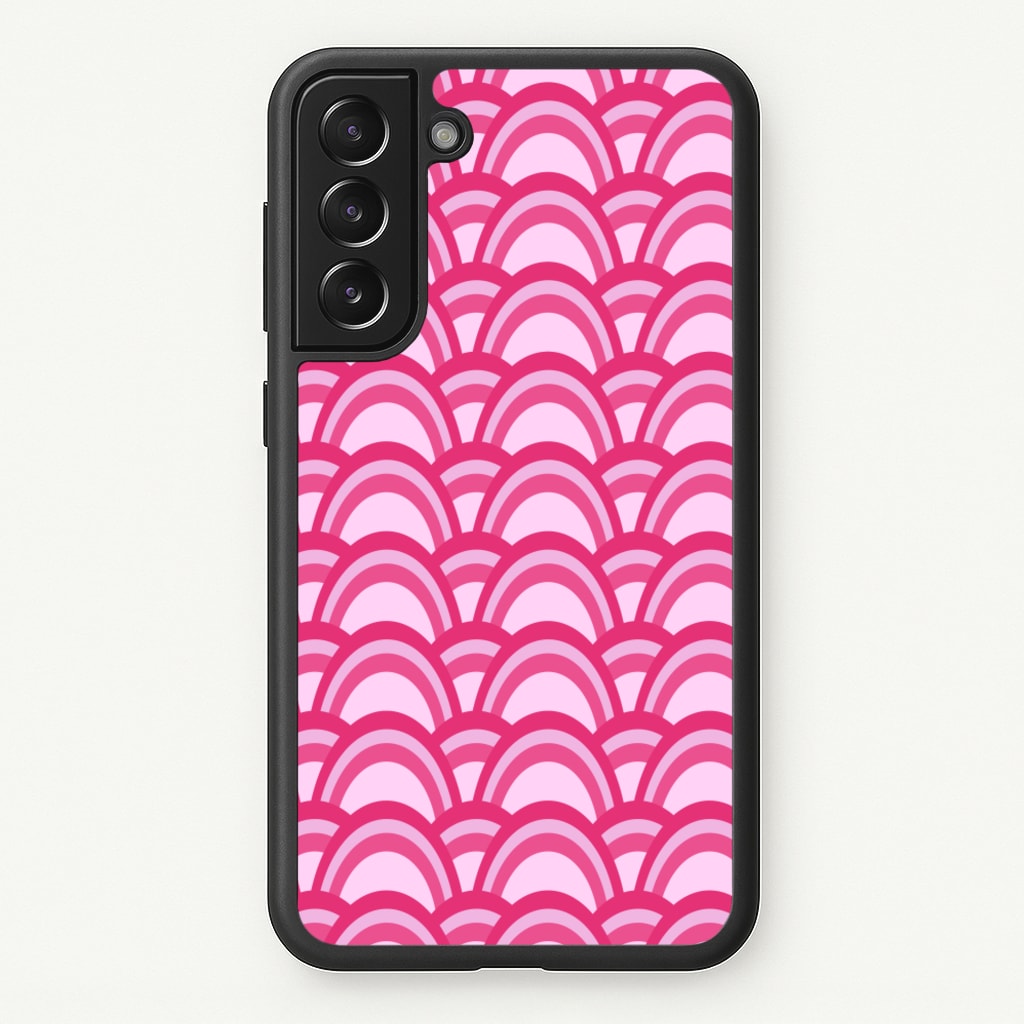 Purple Pink Abstract Pattern - Abstract Pattern Phone Case for Galaxy S21FE